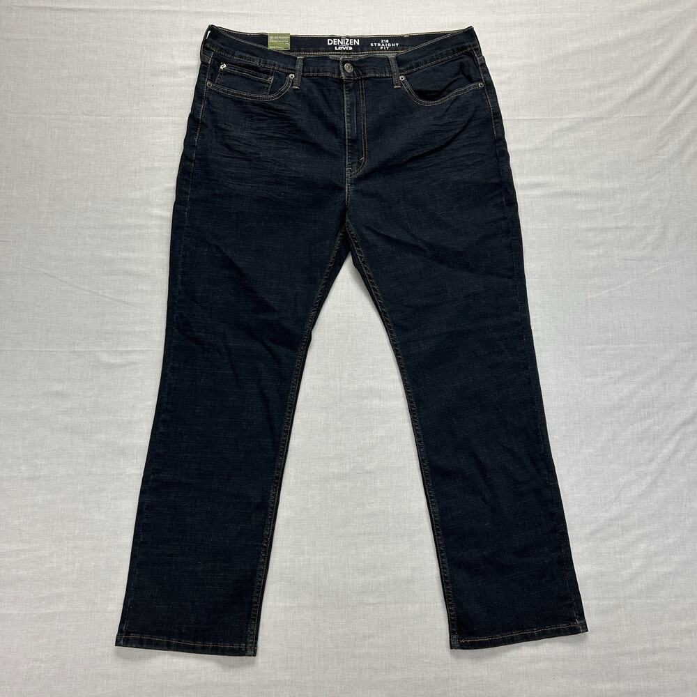 Denizen NEW Levi's 218 Straight Fit Jeans Mens 38x30 Dark Wash Blue Denim Casual